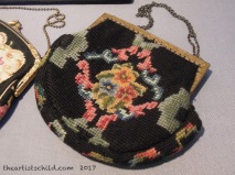 Needlepoint and Petit Point Evening Bag, 1930s